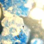 gyptischblau, aus einem gyptischen Fresco. Abb aus: 
		Artist's Pigments, s. Lexika